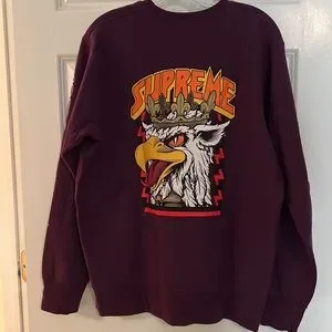 トップス Supreme Sean Cliver EagleCrewSweatshirt Supreme Sean Cliver EagleCrewSweatshirt メンズ